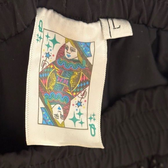 Queen of Sparkles Black Rhinestone Active Shorts - Picture 4 of 4